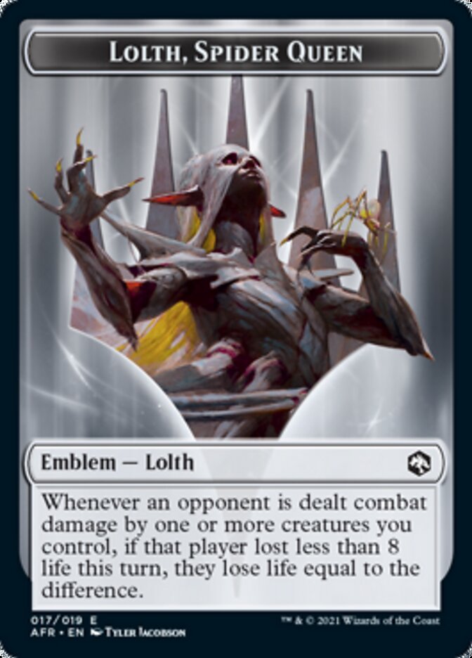Lolth, Spider Queen Emblem [Dungeons & Dragons: Adventures in the Forgotten Realms Tokens] | Game Haven TX