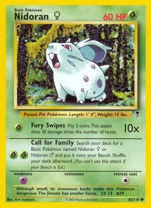 Nidoran (82/110) (Female) [Legendary Collection] | Game Haven TX