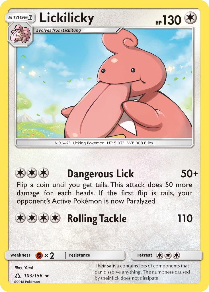 Lickilicky (103/156) [Sun & Moon: Ultra Prism] | Game Haven TX