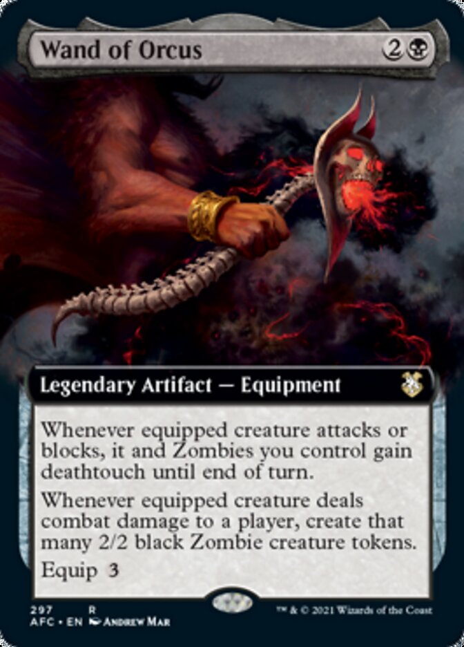 Wand of Orcus (Extended) [Dungeons & Dragons: Adventures in the Forgotten Realms Commander] | Game Haven TX