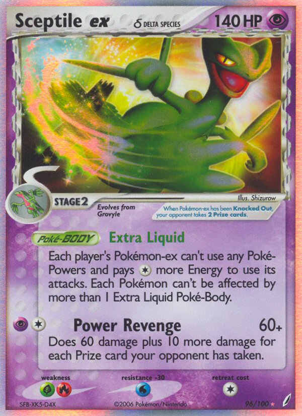 Sceptile ex (96/100) (Delta Species) [EX: Crystal Guardians] | Game Haven TX