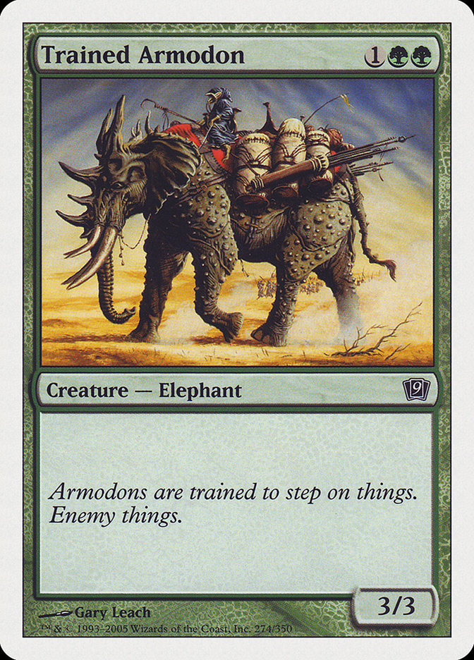 Trained Armodon [Ninth Edition] | Game Haven TX