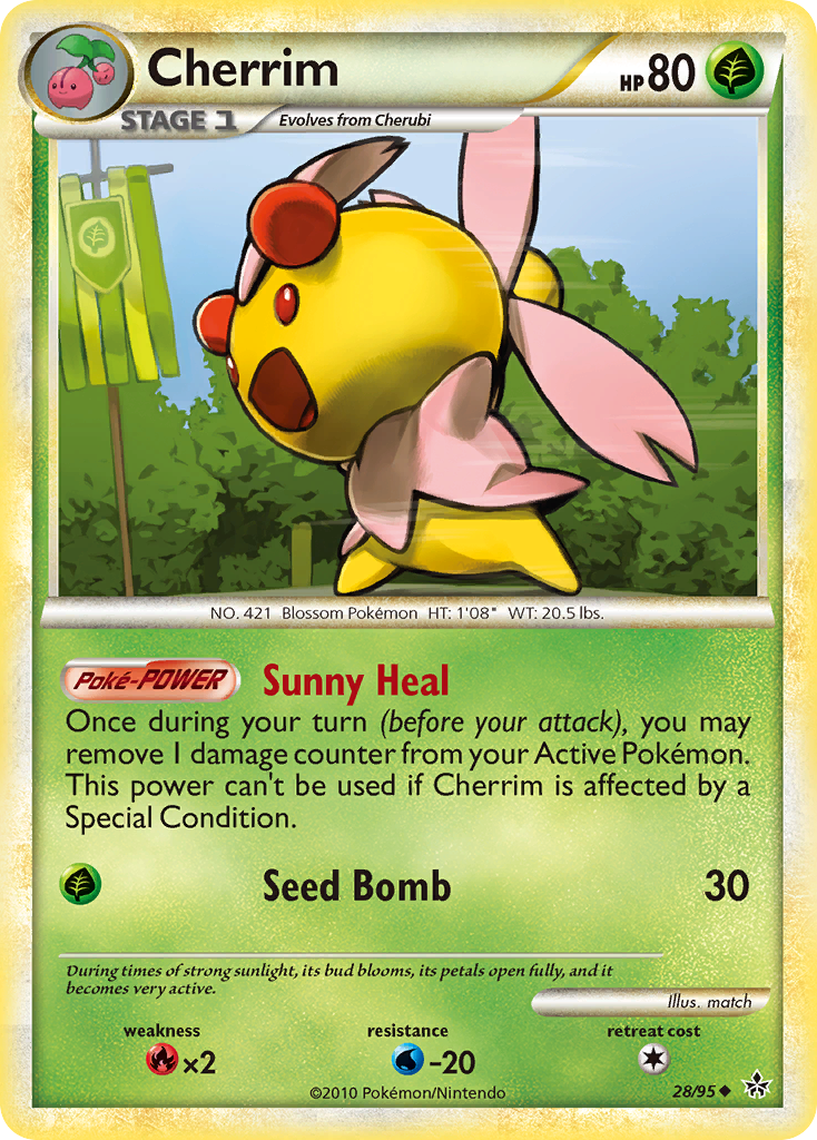 Cherrim (28/95) [HeartGold & SoulSilver: Unleashed] | Game Haven TX