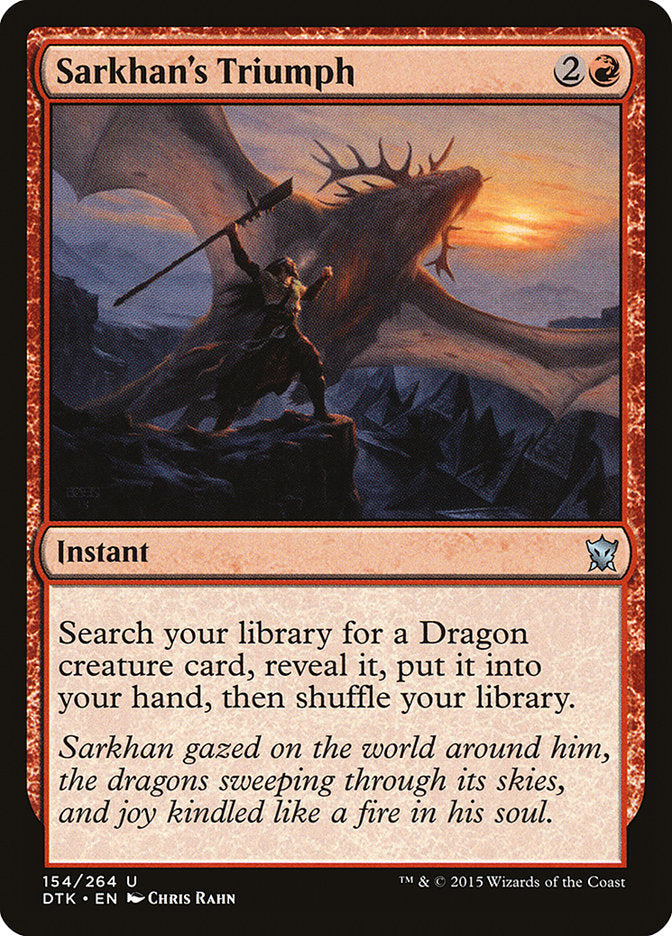 Sarkhan's Triumph [Dragons of Tarkir] | Game Haven TX