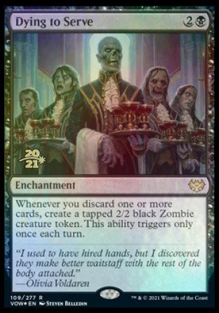 Dying to Serve [Innistrad: Crimson Vow Prerelease Promos] | Game Haven TX
