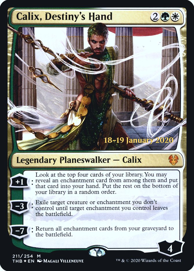 Calix, Destiny's Hand [Theros Beyond Death Promos] | Game Haven TX