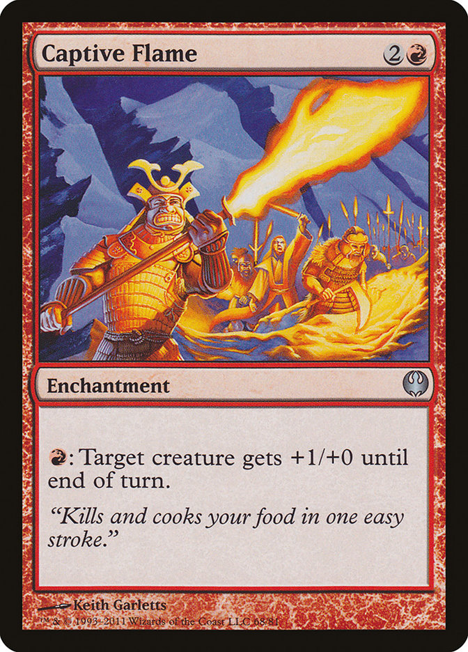 Captive Flame [Duel Decks: Knights vs. Dragons] | Game Haven TX