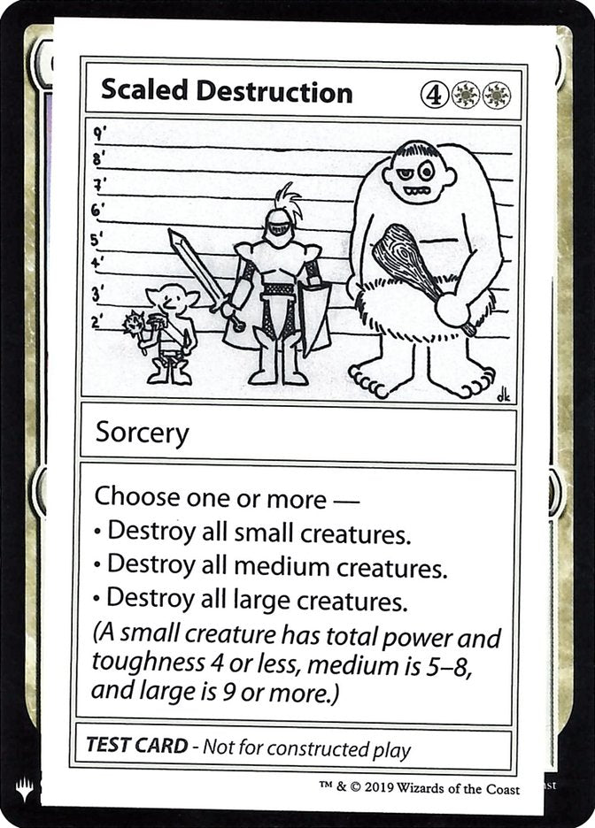 Scaled Destruction [Mystery Booster Playtest Cards] | Game Haven TX
