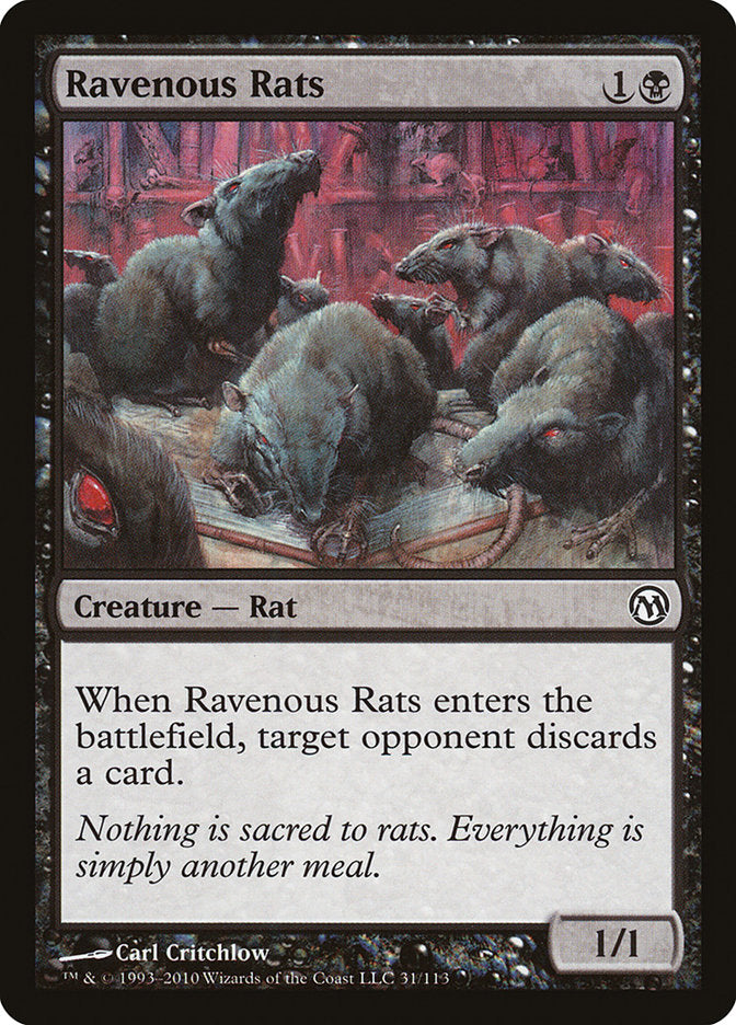 Ravenous Rats [Duels of the Planeswalkers] | Game Haven TX