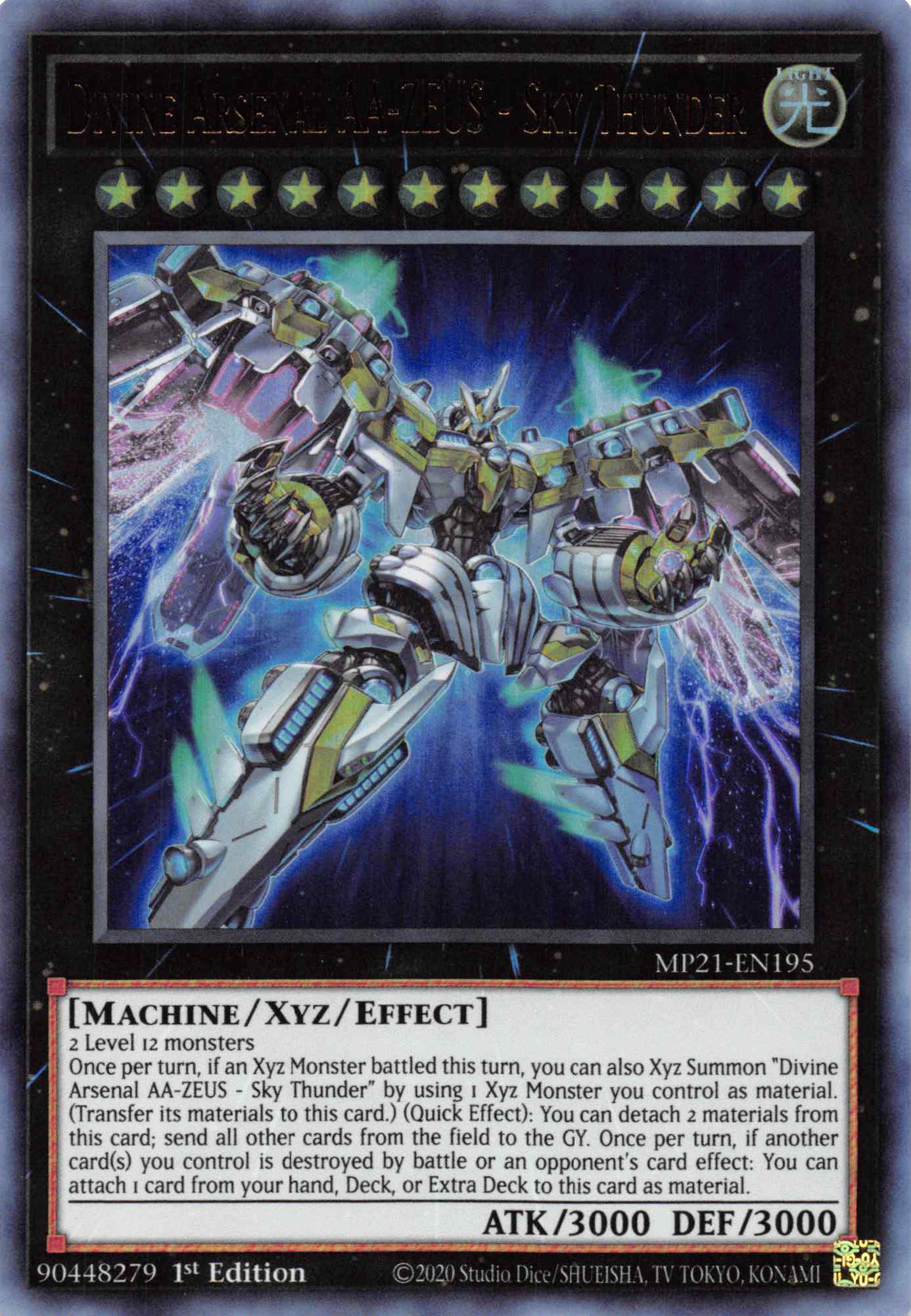 Divine Arsenal AA-ZEUS - Sky Thunder [MP21-EN195] Ultra Rare | Game Haven TX