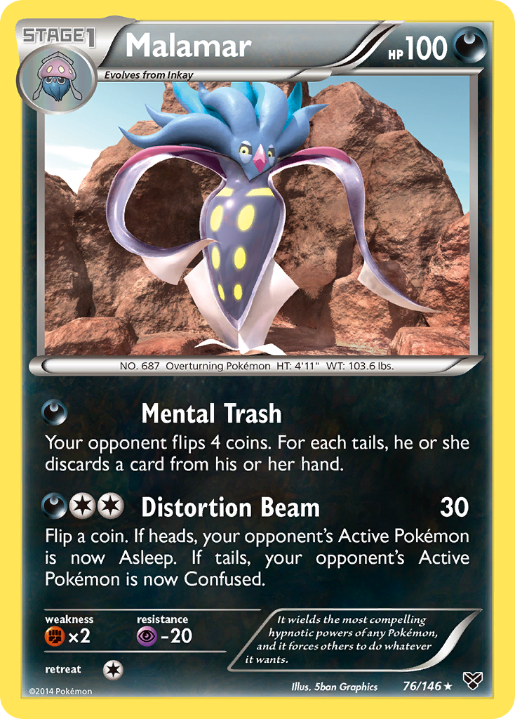 Malamar (76/146) [XY: Base Set] | Game Haven TX