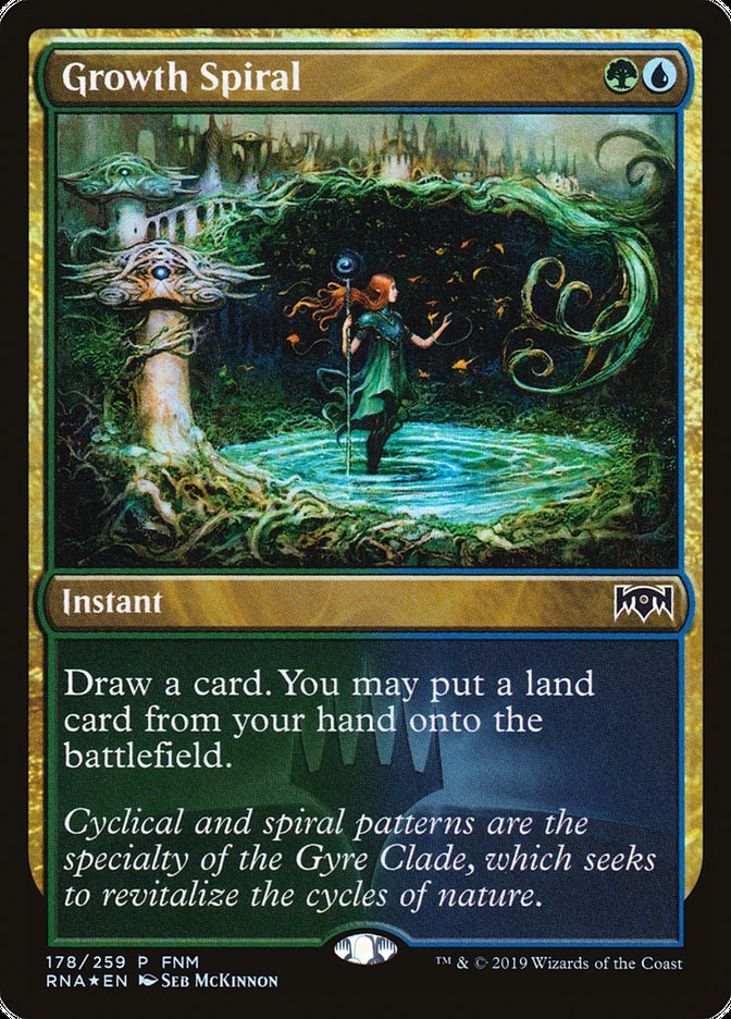 Growth Spiral [Ravnica Allegiance Promos] | Game Haven TX