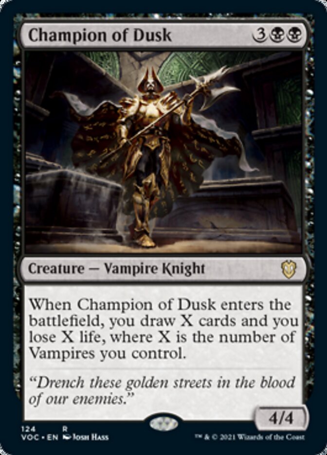 Champion of Dusk [Innistrad: Crimson Vow Commander] | Game Haven TX