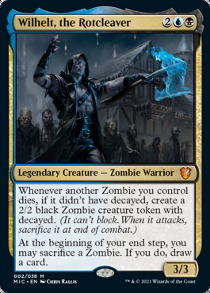 Wilhelt, the Rotcleaver (Display Commander) [Innistrad: Midnight Hunt Commander] | Game Haven TX