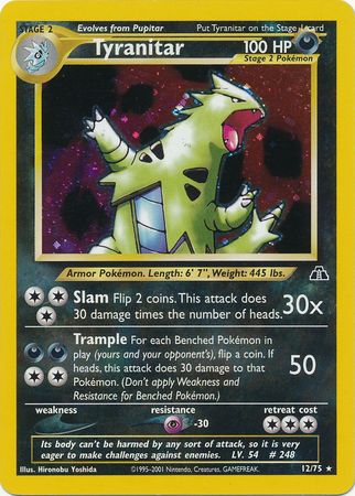 Tyranitar (12/75) [Neo Discovery Unlimited] | Game Haven TX