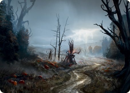 Overgrown Farmland Art Card [Innistrad: Midnight Hunt Art Series] | Game Haven TX