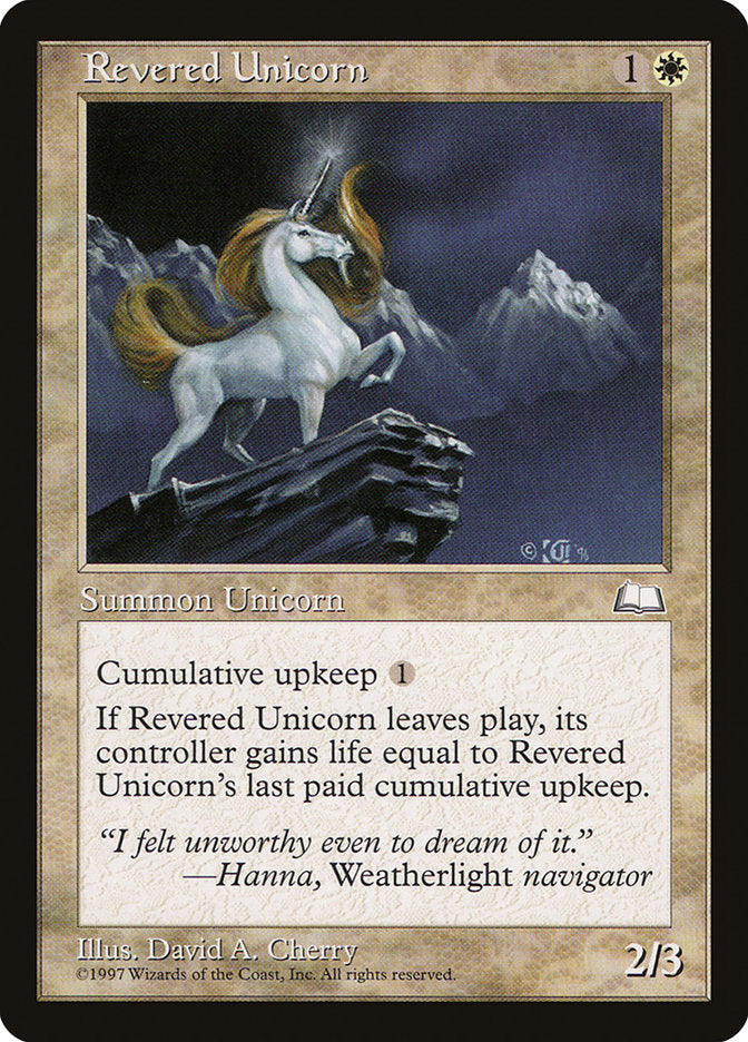Revered Unicorn [Weatherlight] | Game Haven TX