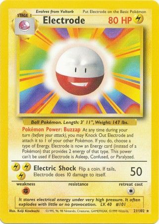 Electrode (21/102) [Base Set Unlimited] | Game Haven TX