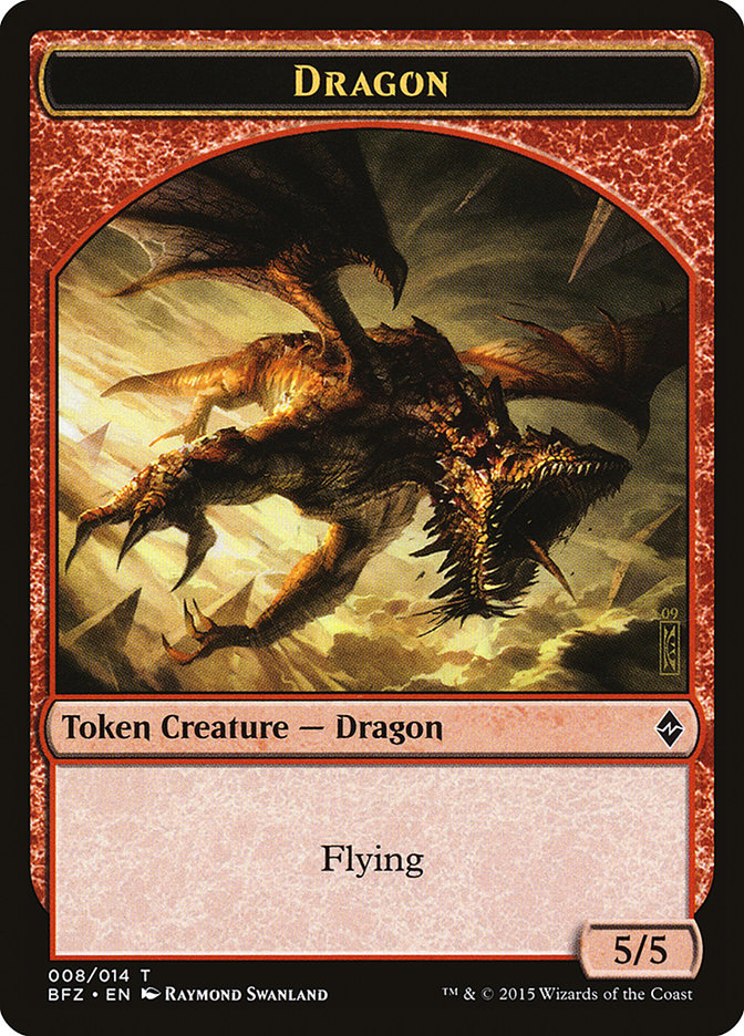 Dragon [Battle for Zendikar Tokens] | Game Haven TX