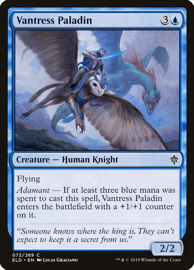 Vantress Paladin [Throne of Eldraine] | Game Haven TX