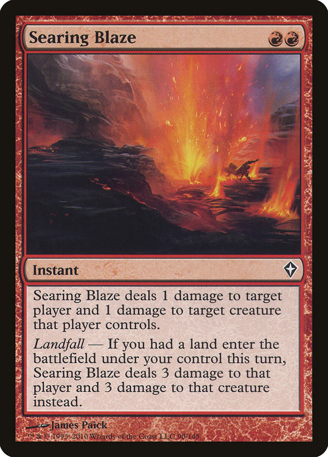 Searing Blaze [Worldwake] | Game Haven TX