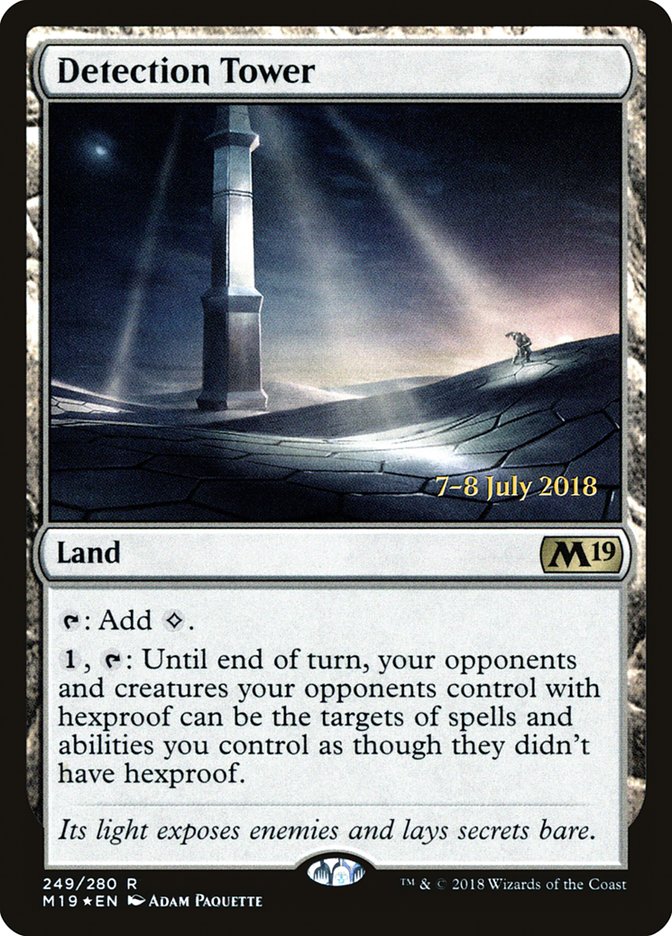 Detection Tower [Core Set 2019 Promos] | Game Haven TX