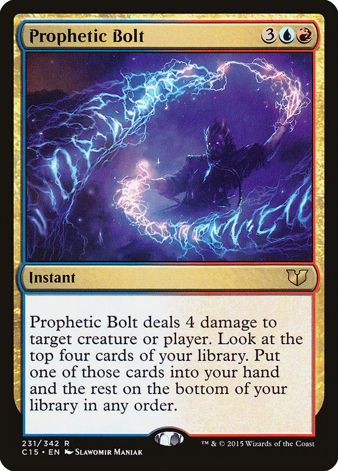 Prophetic Bolt [Commander 2015] | Game Haven TX