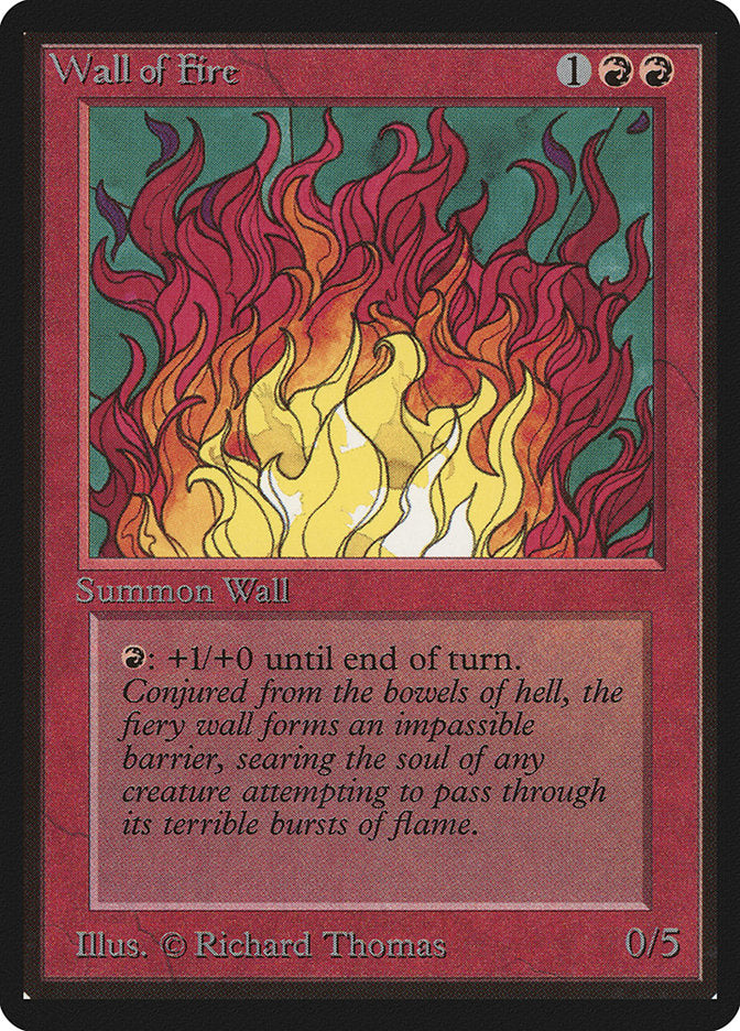 Wall of Fire [Limited Edition Beta] | Game Haven TX