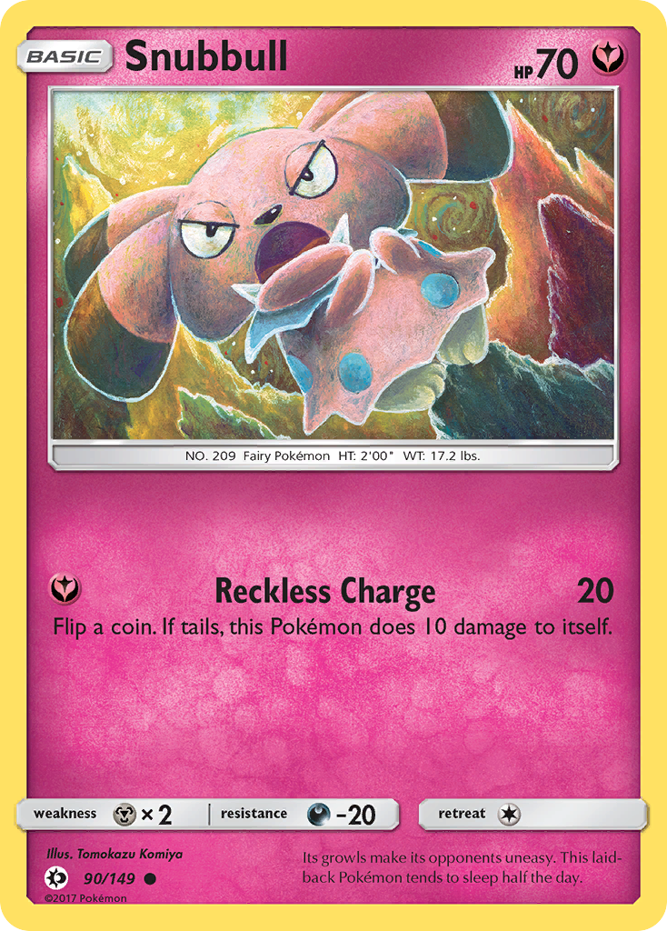 Snubbull (90/149) [Sun & Moon: Base Set] | Game Haven TX
