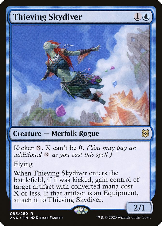Thieving Skydiver [Zendikar Rising] | Game Haven TX