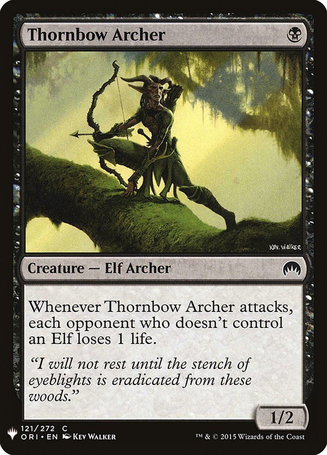 Thornbow Archer [Mystery Booster] | Game Haven TX