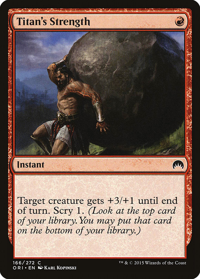 Titan's Strength [Magic Origins] | Game Haven TX