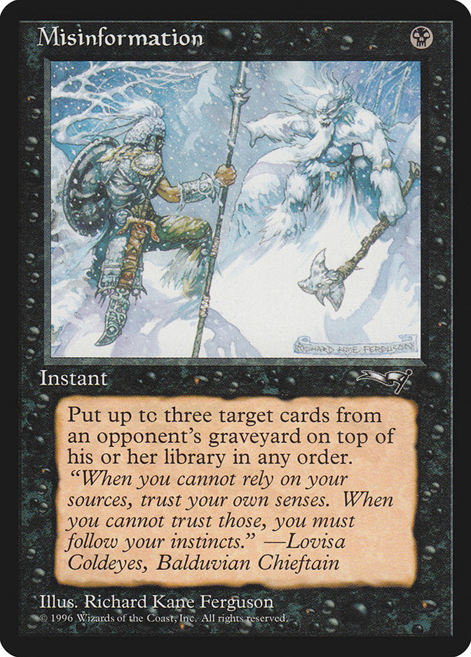 Misinformation [Alliances] | Game Haven TX