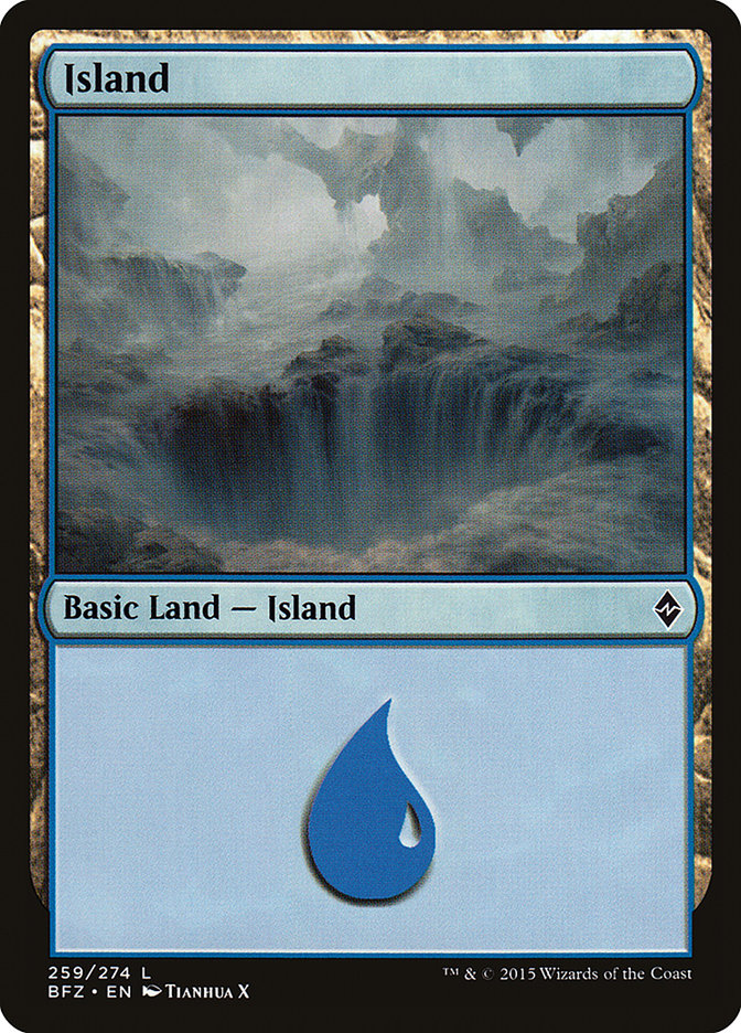 Island [Battle for Zendikar] | Game Haven TX