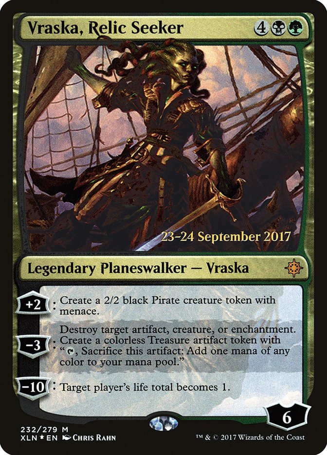 Vraska, Relic Seeker  [Ixalan Prerelease Promos] | Game Haven TX