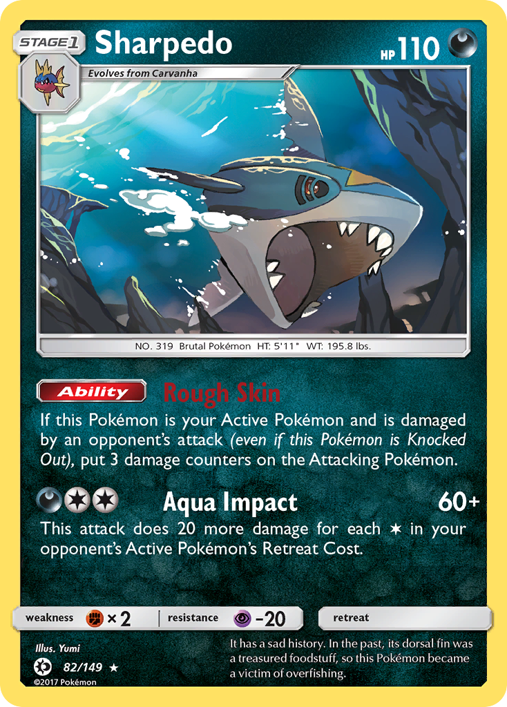 Sharpedo (82/149) [Sun & Moon: Base Set] | Game Haven TX