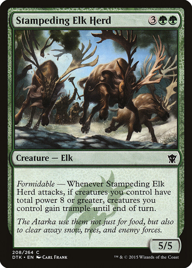 Stampeding Elk Herd [Dragons of Tarkir] | Game Haven TX