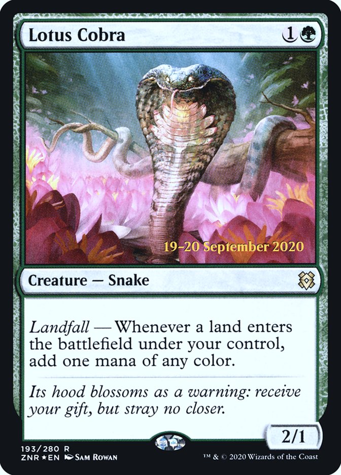 Lotus Cobra [Zendikar Rising Promos] | Game Haven TX