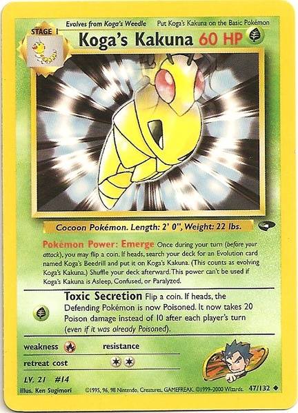 Koga's Kakuna (47/132) [Gym Challenge Unlimited] | Game Haven TX