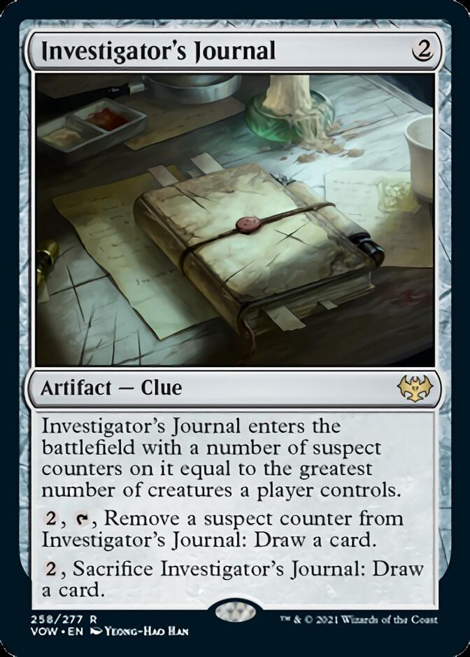 Investigator's Journal [Innistrad: Crimson Vow] | Game Haven TX