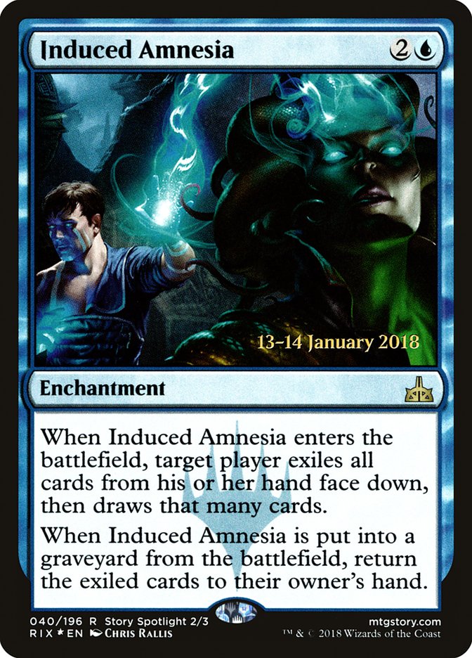 Induced Amnesia [Rivals of Ixalan Promos] | Game Haven TX