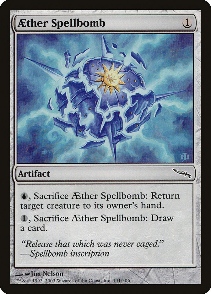 Aether Spellbomb [Mirrodin] | Game Haven TX