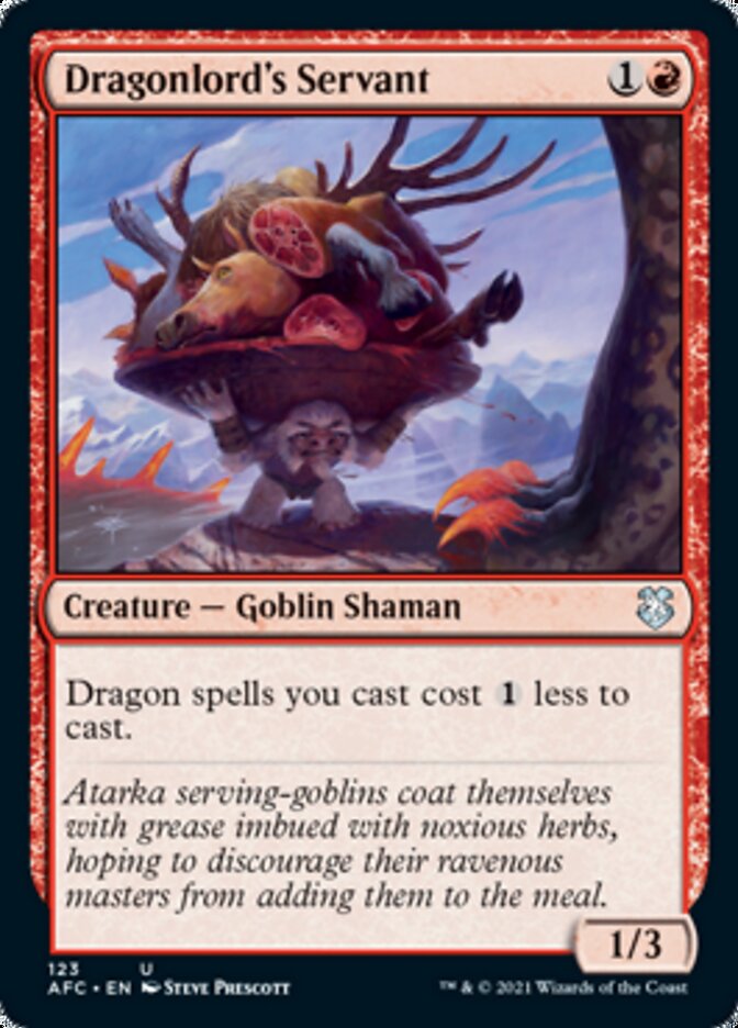 Dragonlord's Servant [Dungeons & Dragons: Adventures in the Forgotten Realms Commander] | Game Haven TX