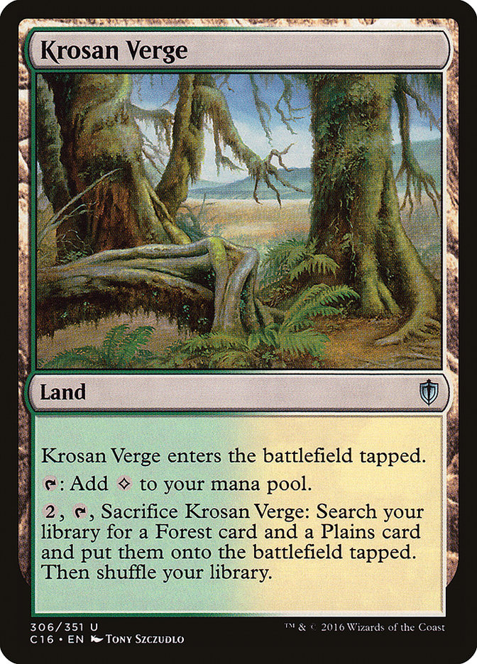 Krosan Verge [Commander 2016] | Game Haven TX