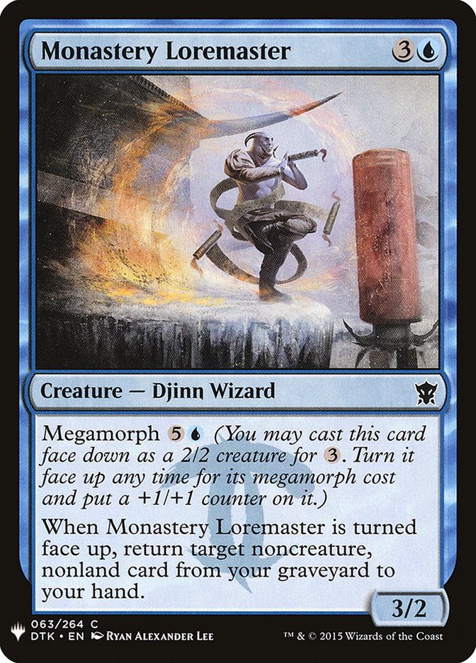 Monastery Loremaster [Mystery Booster] | Game Haven TX