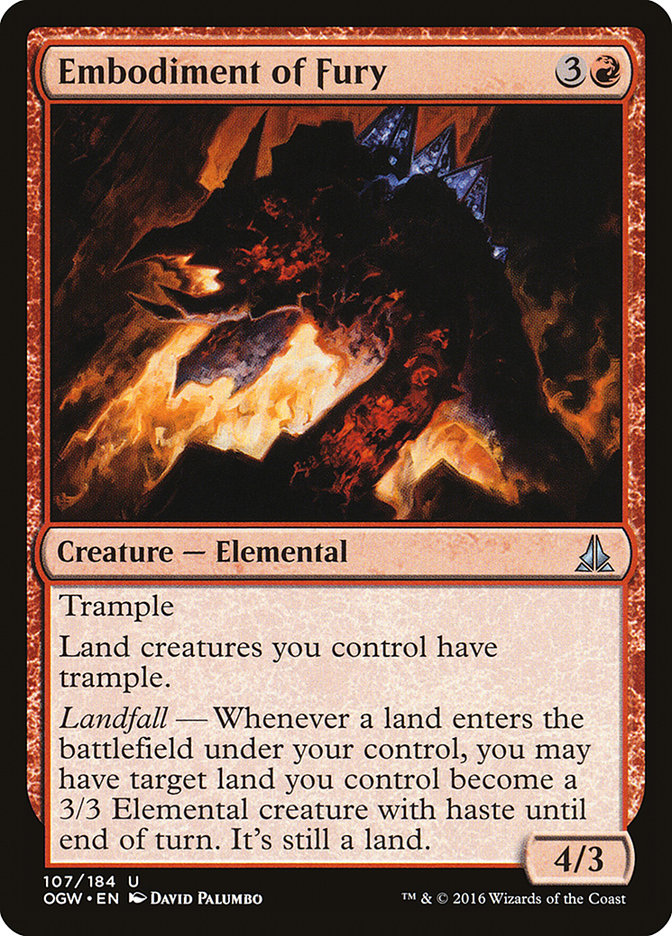 Embodiment of Fury [Oath of the Gatewatch] | Game Haven TX