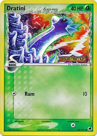 Dratini (46/101) (Delta Species) (Stamped) [EX: Dragon Frontiers] | Game Haven TX