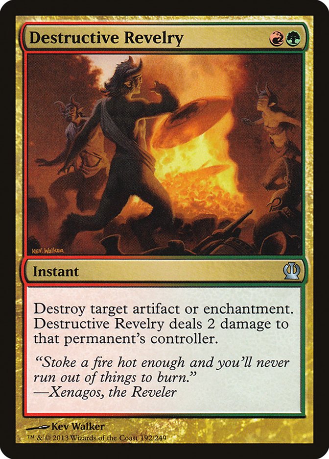 Destructive Revelry [Theros] | Game Haven TX