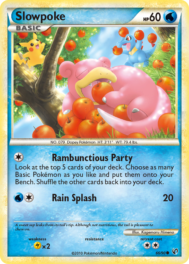 Slowpoke (66/90) [HeartGold & SoulSilver: Undaunted] | Game Haven TX