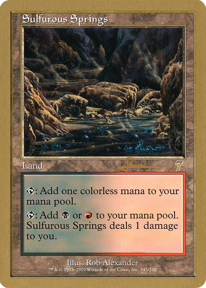 Sulfurous Springs (Antoine Ruel) [World Championship Decks 2001] | Game Haven TX
